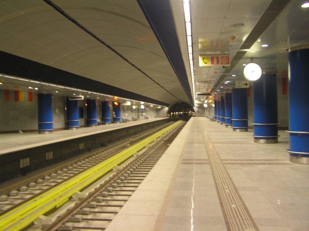 Ο σταθμός Αγία Μαρίνα του Μετρό