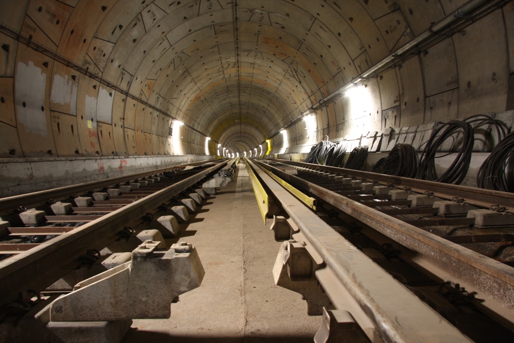 Πρόοδος επέκτασης προς Χαϊδάρι, Αύγουστος 2011. Πηγή: Αττικό Μετρό