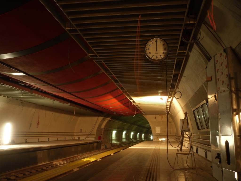 Πρόοδος επέκτασης του Μετρό προς Ανθούπολη, Οκτώβριος 2011. Πηγή: Αττικό Μετρό 