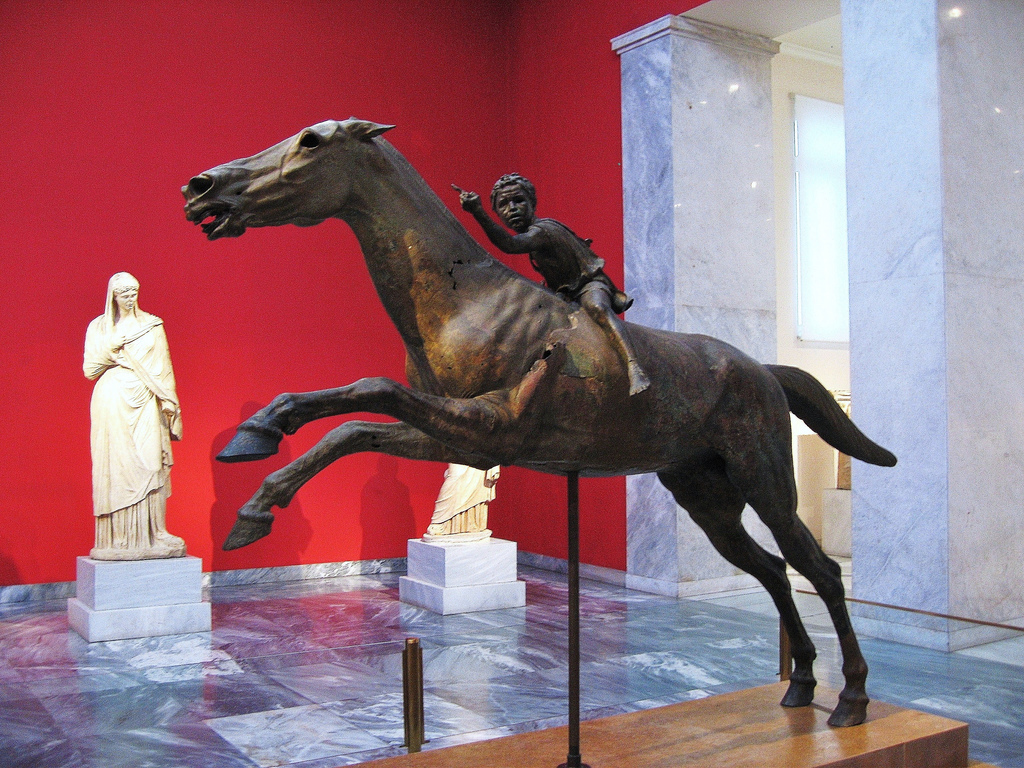 Artemision jockey Athens Archaeological Museum